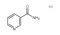 Nicotinamide hydroiodide structure, CAS 3726-23-6