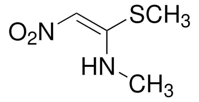 N-Methyl-1-(methylthio)-2-nitroethylen-1-amine structure, CAS 61832-41-5
