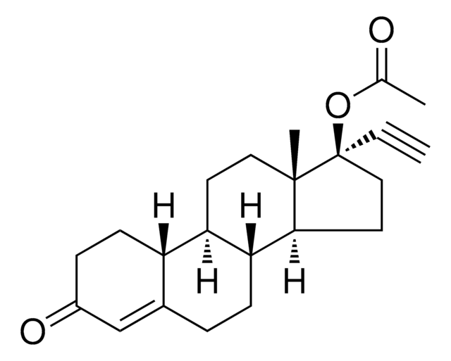 Norethisterone acetate structure, CAS 51-98-9