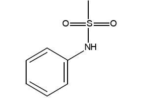 N-Phenylmethanesulfonamide structure, CAS 1197-22-4