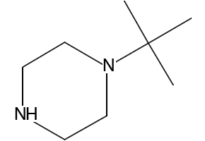 N-tert-Butylpiperazine structure, CAS 38216-72-7