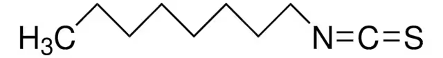 Octyl isothiocyanate structure, CAS 4430-45-9