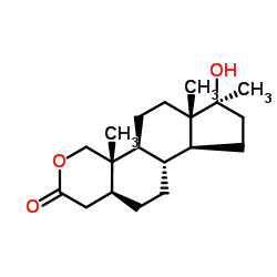 Oxandrolone structure, CAS 53-39-4