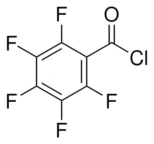 Pentafluorobenzoyl chloride structure, CAS 2251-50-5
