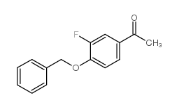 1-[4-(Benzyloxy)-3-fluorophenyl]-1-ethanone structure, CAS 81227-99-8