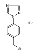 1-[4-(Bromomethyl)phenyl]-1H-1,2,4-triazole structure, CAS 58419-69-5
