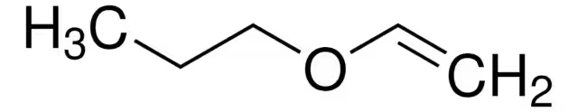 Propyl vinyl ether structure, CAS 764-47-6