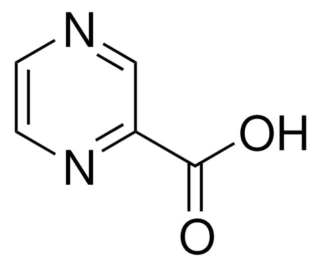 Pyrazinecarboxylic acid structure, CAS 98-97-5