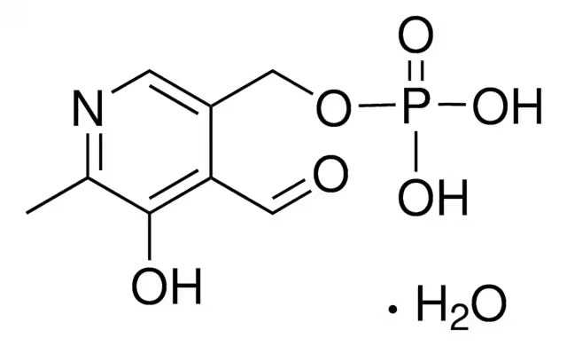 Pyridoxal-5-phosphate; Pyridoxal 5-phosphate monohydrate structure, CAS 41468-25-1