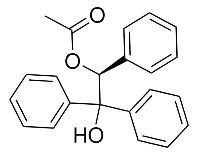 S-(-)-2-Hydroxy-1,2,2-triphenylethyl acetate structure, CAS 95061-51-1