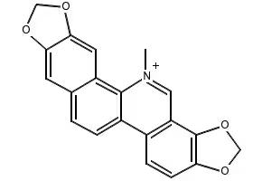 Sanguinarine structure, CAS 2447-54-3