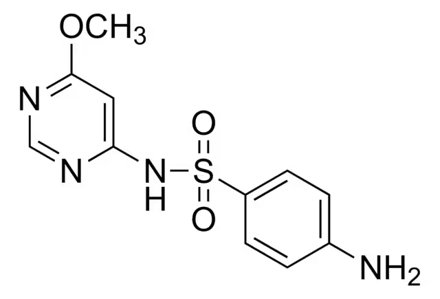 Sulfamonomethoxin structure, CAS 1220-83-3