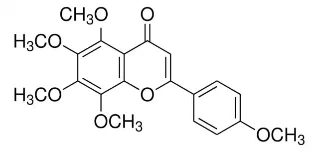 Tangeretin structure, CAS 481-53-8
