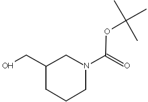 tert-Butyl 3-(hydroxymethyl)tetrahydro-1(2H)-pyridinecarboxylate structure, CAS 116574-71-1