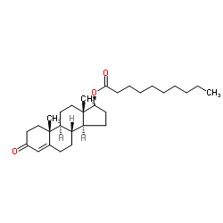Testosterone decanoate structure, CAS 5721-91-5