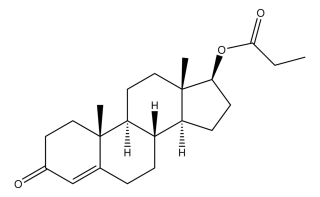 Testosterone propionate structure, CAS 57-85-2