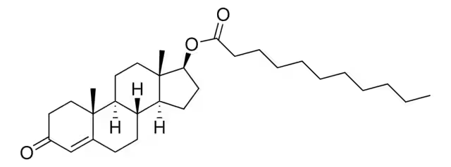 Testosterone undecanoate structure, CAS 5949-44-0