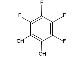 Tetrafluoro-1,2-benzenediol structure, CAS 1996-23-2