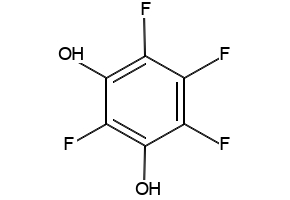 Tetrafluorobenzene-1,3-diol structure, CAS 16840-25-8