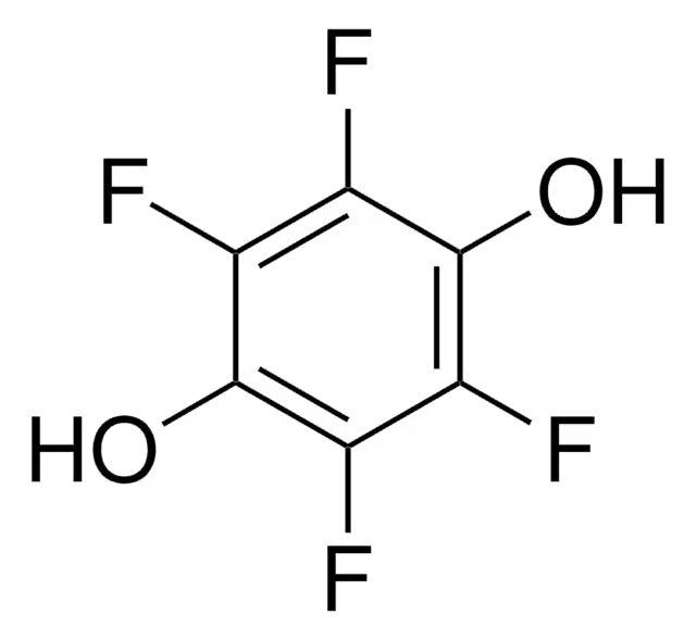 Tetrafluorobenzene-1,4-diol structure, CAS 771-63-1
