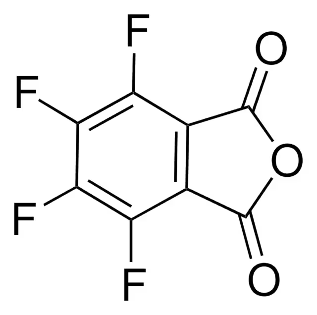 Tetrafluorophthalic anhydride structure, CAS 651-12-0