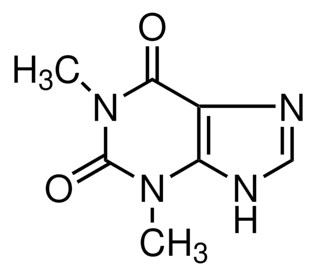 Theophylline structure, CAS 58-55-9