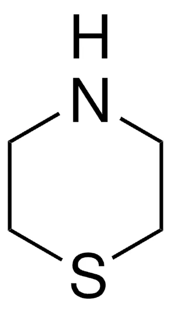 Thiomorpholine structure, CAS 123-90-0