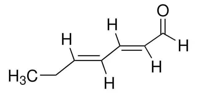 trans,trans-2,4-Heptadienal structure, CAS 4313-03-5