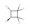 trans-1,1,2,2,3,4-Hexafluorocyclobutane structure, CAS 23012-94-4