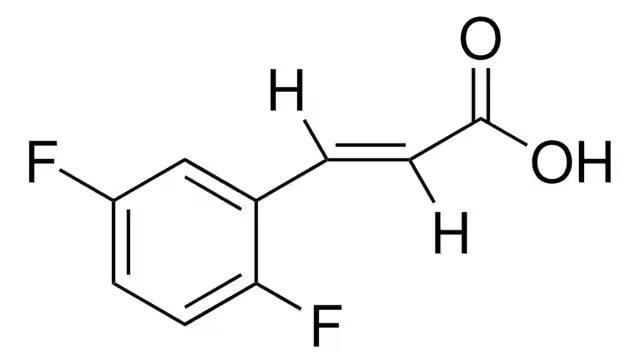 trans-3,5-Difluorocinnamic acid structure, CAS 84315-23-1