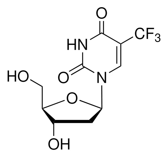 Trifluridine structure, CAS 70-00-8