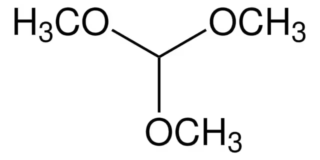 Trimethyl orthoformate structure, CAS 149-73-5