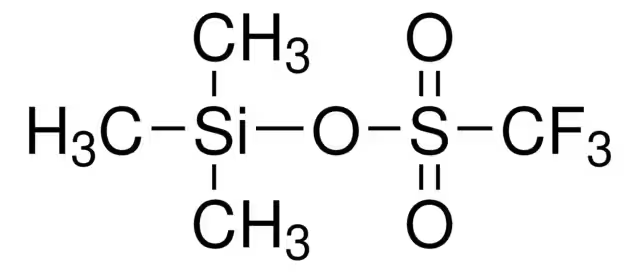 Trimethylsilyl trifluoromethylsulphonate structure, CAS 27607-77-8