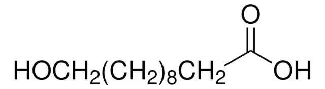 11-Hydroxyundecanoic acid structure, CAS 3669-80-5