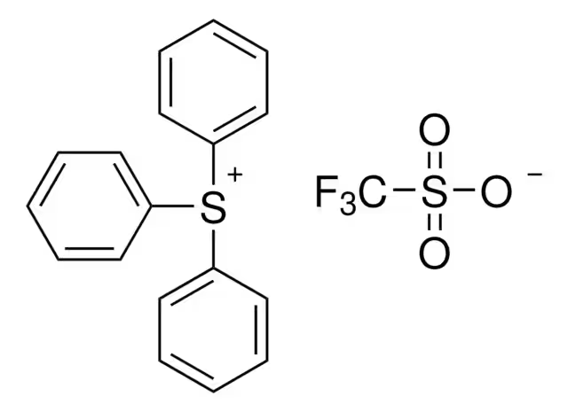 Triphenyl sulfonium triflate structure, CAS 66003-78-9