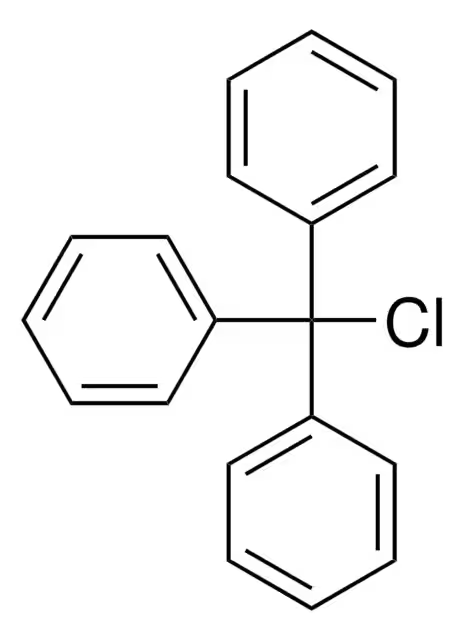 Triphenylmethyl chloride structure, CAS 76-83-5