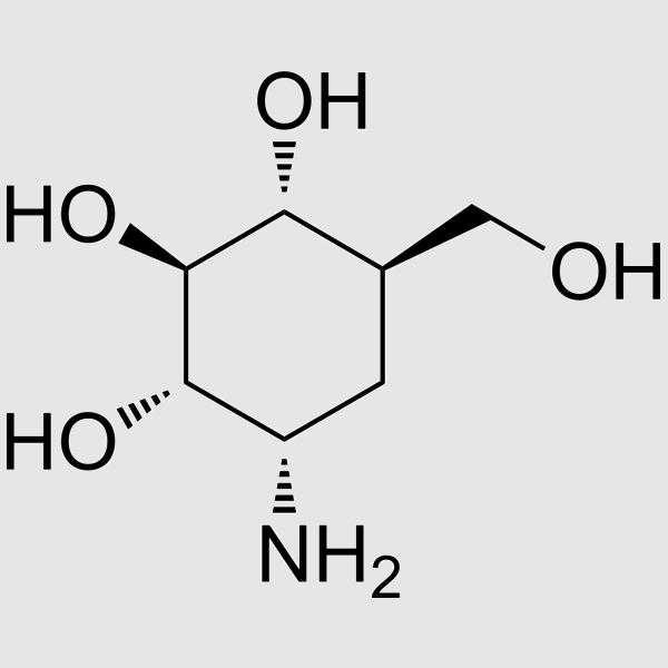 Validamine structure, CAS 32780-32-8
