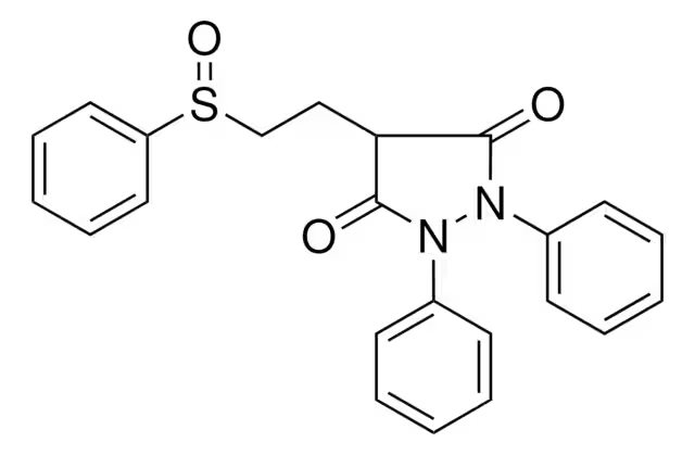 (+/-)-Sulfinpyrazone structure, CAS 57-96-5