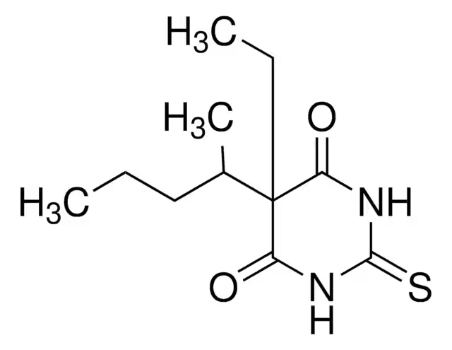 (+/-)-Thiopental structure, CAS 76-75-5