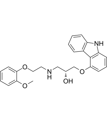 (R)-(+)-Carvedilol structure, CAS 95093-99-5