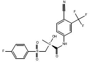 (R)-Bicalutamide structure, CAS 113299-40-4