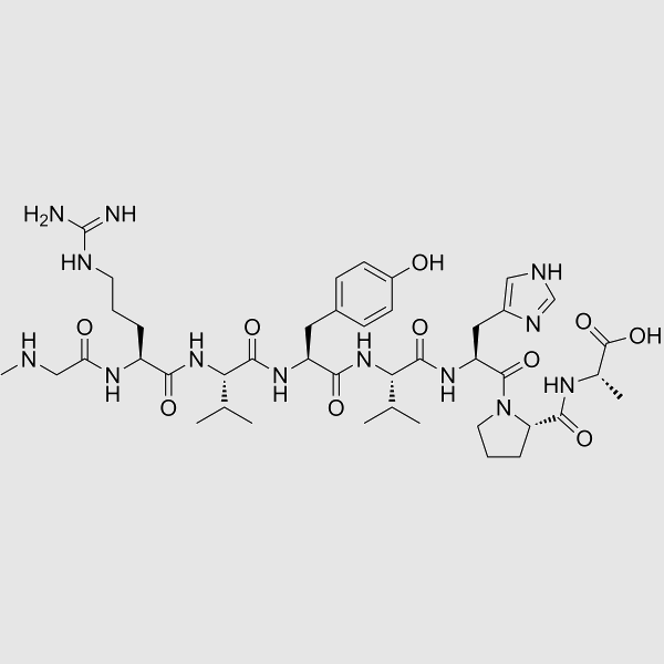 (Sar1,Val5,Ala8)-Angiotensin II structure, CAS 34273-10-4