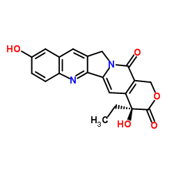 10-Hydroxycamptothecine structure, CAS 67656-30-8