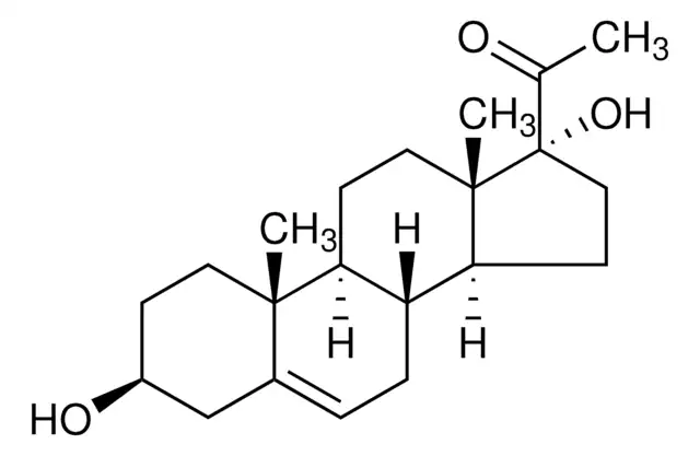 17alpha-Hydroxypregnenolone structure, CAS 387-79-1
