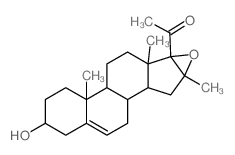 16beta-Methyl-16alpha,17alpha-epoxypregnenolone structure, CAS 1922-48-1