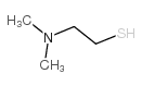 2-(Dimethylamino)ethanethiol structure, CAS 108-02-1