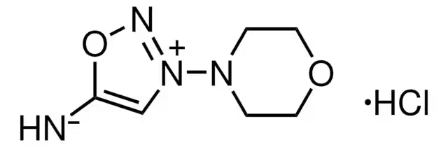 3-Morpholinosydnonimine structure, CAS 33876-97-0