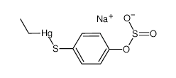 4-Ethylmercurithiobenzenesulfonic acid structure, CAS 5964-24-9