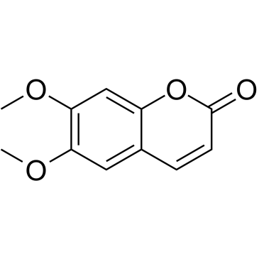 6,7-Dimethylesculetin structure, CAS 120-08-1