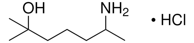 6-Amino-2-methyl-2-heptanol hydrochloride structure, CAS 543-15-7